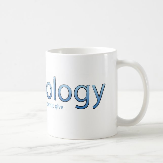Café Caneca oficial do logotipo de Givology (Direita)