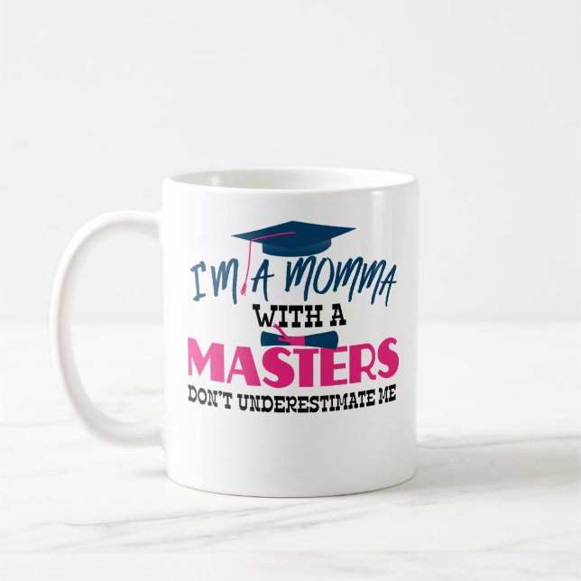 Café Caneca orgulhosa de Cofee da graduação do grau de (Esquerda)