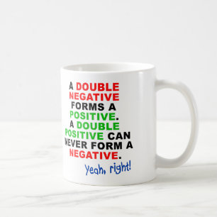 Café Caneca ou Caneca de Viagem Divertida Duplo Negativ