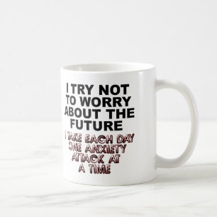 Café Caneca ou caneca de viagem engraçada do ataque de