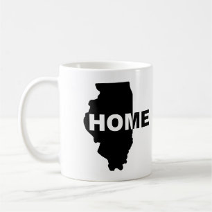 Café Caneca ou Caneca de Viagem Illinois Lar Longe de C