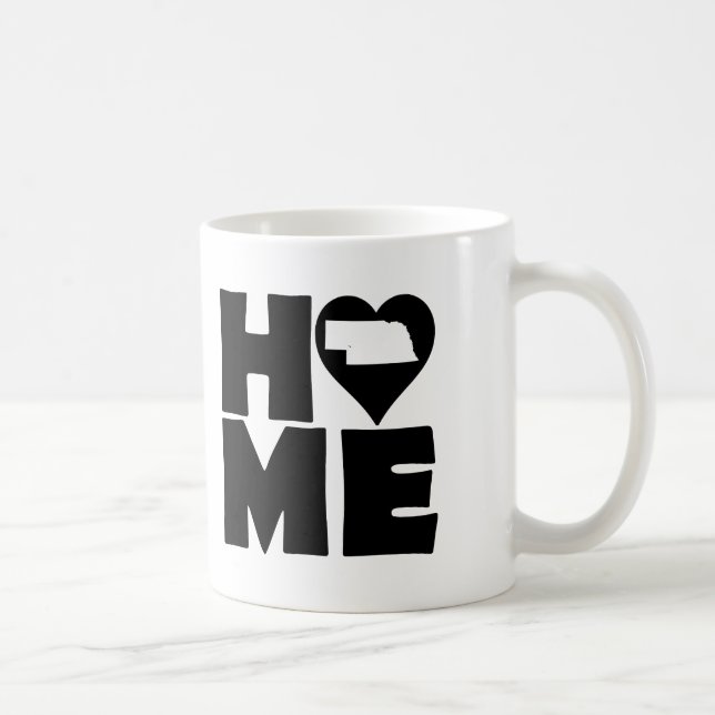 Café Caneca ou Caneca de Viagem Nebraska Home Heart Sta (Direita)