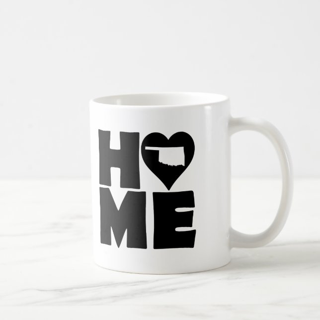 Café Caneca ou Caneca de Viagem Oklahoma Home Heart Sta (Direita)