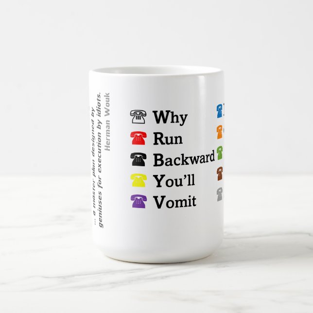 Café caneca padrão de cores de cabo de telecomunicações (Centro)