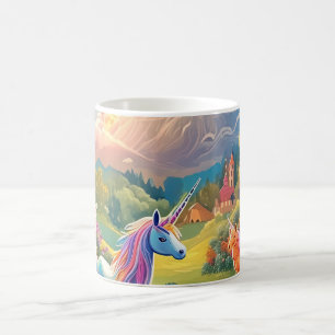 Café Caneca Paisagem do Castelo do Unicórnio   Magia de