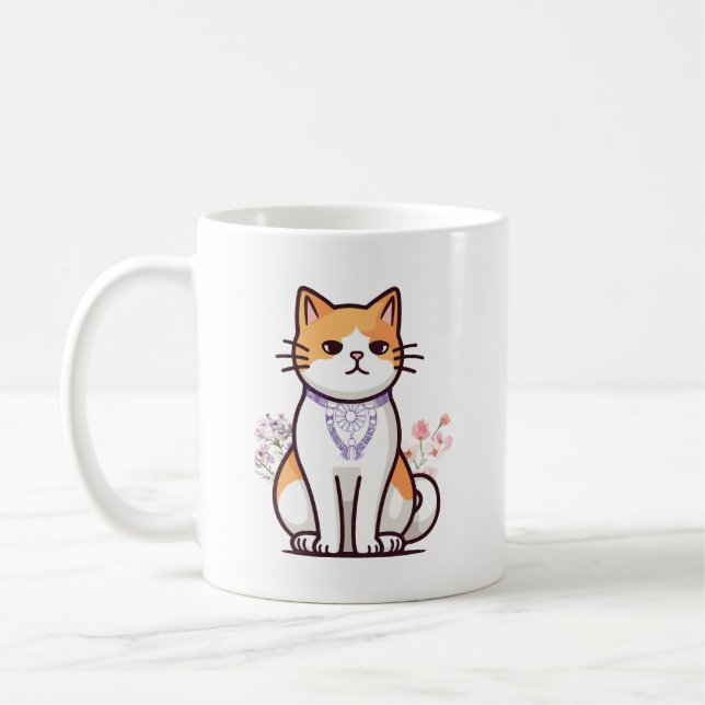 Café Caneca para Amantes de Gatos (Esquerda)