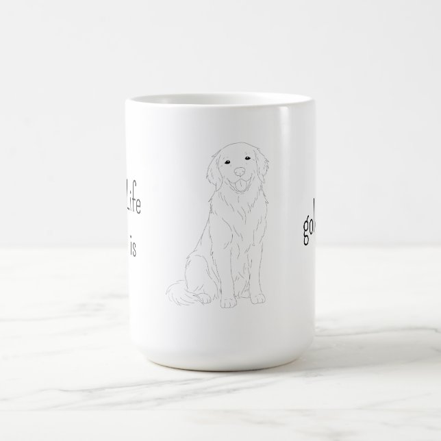 Café Caneca para amantes de golden retriever (Centro)