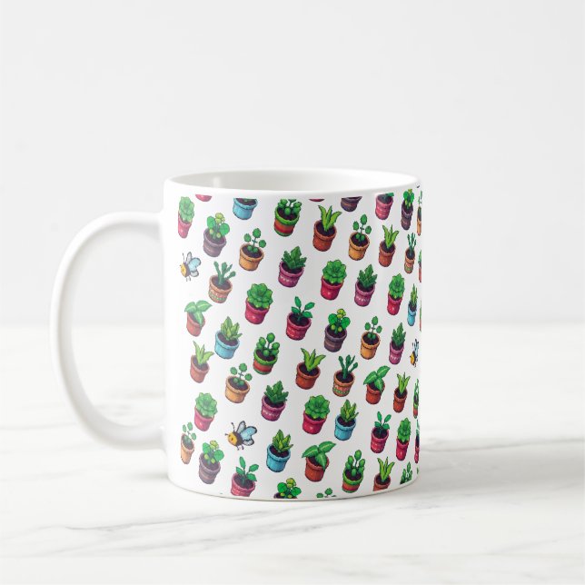 Café Caneca para Amantes de Plantas (Esquerda)