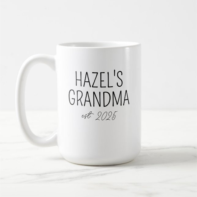 Café Caneca para Avó de Primeira Viagem, Presente para  (Esquerda)