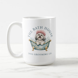 Café Caneca para Cabeleireiro de Cães Lhasa Apso | Padr