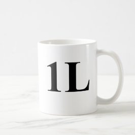 Café Caneca para estudante de direito do primeiro ano -