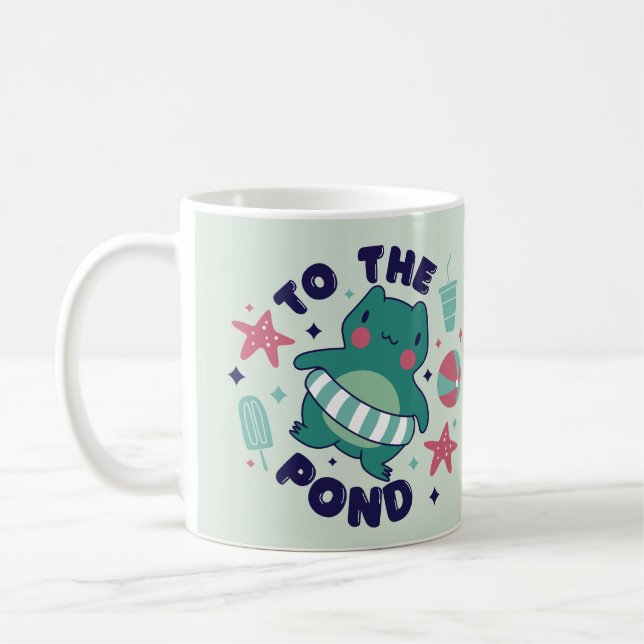 Café Caneca Para o Lago – Presente de Aventura de Sapo  (Esquerda)