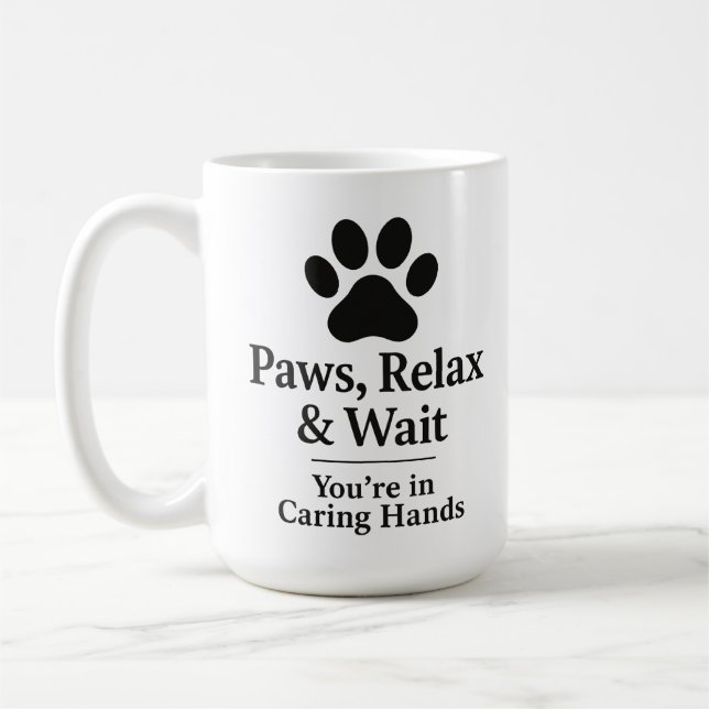 Café Caneca para Sala de Espera Veterinária (Esquerda)