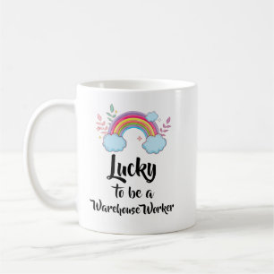 Café Caneca para Trabalhador de Armazém Sortudo