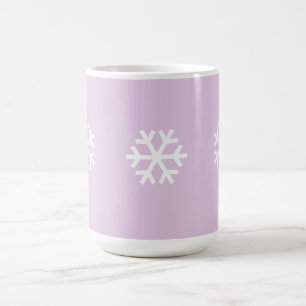 Café Caneca pequena do floco de neve 3