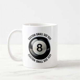 Café Caneca Personalizada 8 Ball de 330ml