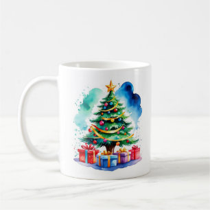 Café Caneca Personalizada Árvore de Natal