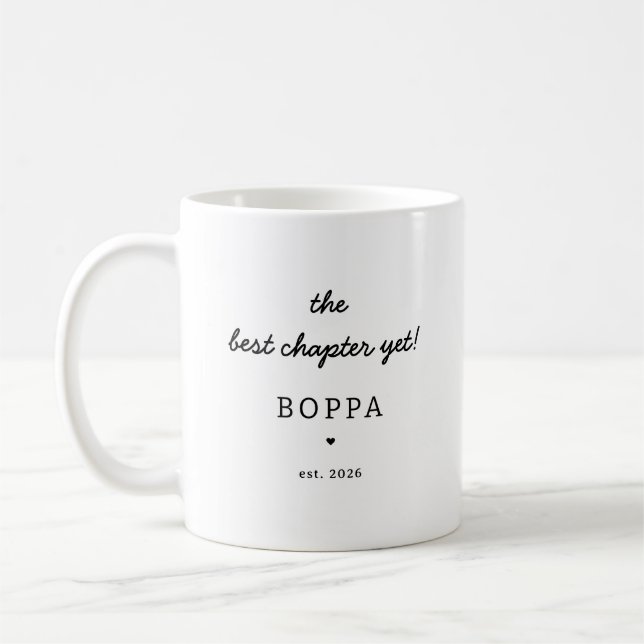 Café Caneca Personalizada Boppa Novo Presente de Avô (Esquerda)