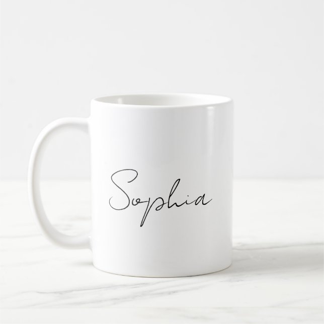 Café Caneca Personalizada Caneca de Cerâmica, Caneca Pe (Esquerda)