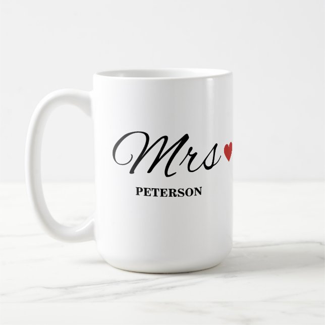 Café Caneca Personalizada Casal Bodas de Casamento Cane (Esquerda)