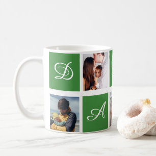 Café Caneca Personalizada com Colagem de Fotos do Papai