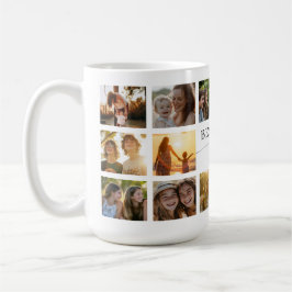 Café Caneca Personalizada com Colagem de Fotos Melhor M