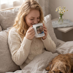 Café Caneca personalizada com foto de cachorro, Lar é o