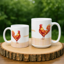 Caneca Personalizada com Nome de Galo de Fazenda