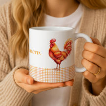 Caneca Personalizada com Nome de Galo de Fazenda