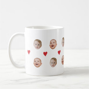 Café Caneca Personalizada com Rosto de Bebê Fofo 2 Foto