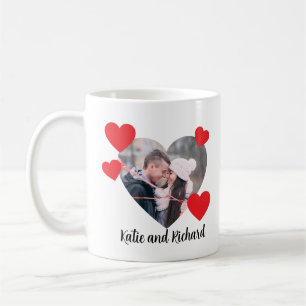 Café Caneca Personalizada Coração de Namorados