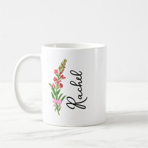 Café Caneca Personalizada da Flor de Nascimento Coquett