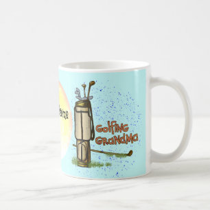 Café Caneca personalizada da vovó de golfe