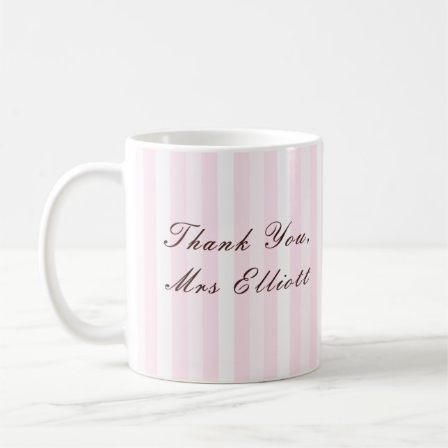 Café Caneca Personalizada de Agradecimento para Profess (Esquerda)