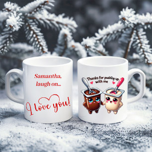 Café Caneca Personalizada de Alimentos Fofos de Present
