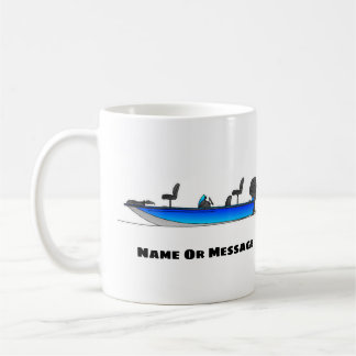 Café Caneca Personalizada de Barco de Pesca de Robalo,