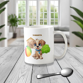 Café Caneca Personalizada de Cachorrinho