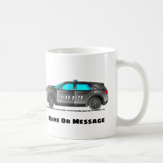 Café Caneca Personalizada de Carro da Polícia, Presente