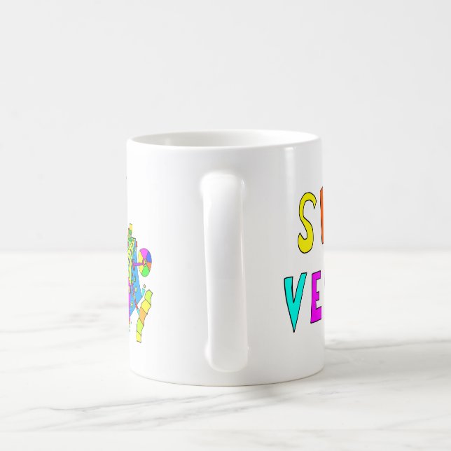 Café Caneca personalizada de construção da equipe SVE — (Alça)