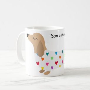 Café Caneca Personalizada de Dachshund