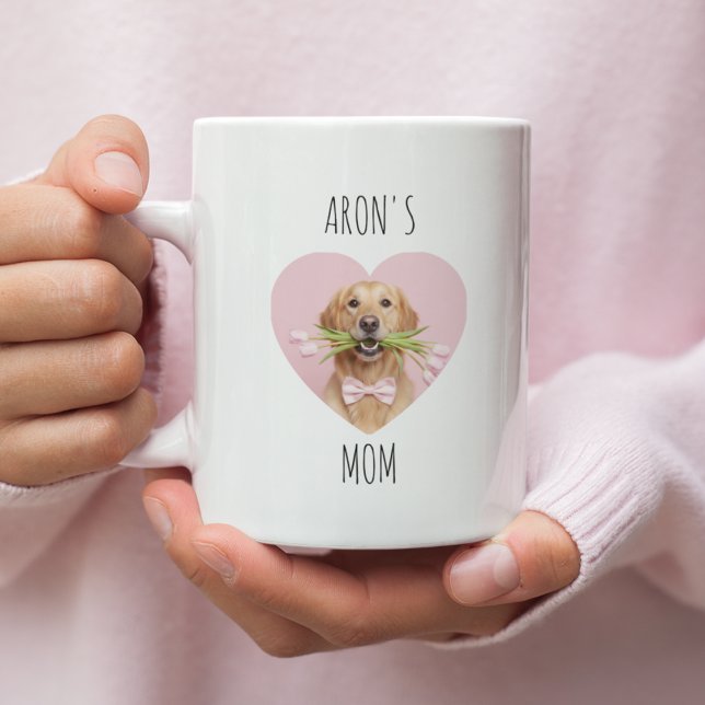 Café Caneca Personalizada de Dog Mom com Foto | Pet Per (Criador carregado)