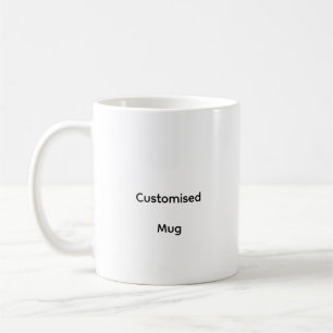 Café Caneca Personalizada de Duas Cores, 450 ml