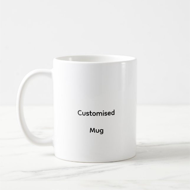 Café Caneca Personalizada de Duas Cores, 450 ml (Esquerda)
