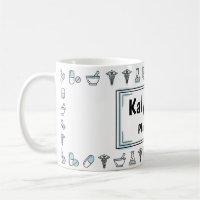 Caneca Personalizada de Farmacêutico Estilo RX