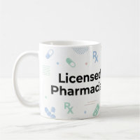 Caneca Personalizada de Farmacêutico Licenciado | 