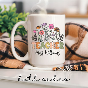Café Caneca Personalizada de Flores Silvestres para Pro