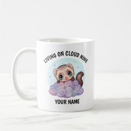 Café Caneca Personalizada de Furão Fofinho com Texto Pe