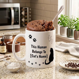 Café Caneca Personalizada de Gato Preto