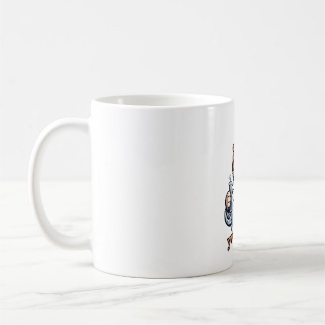 Café Caneca Personalizada de Gato Scottish Fold Cientis (Esquerda)