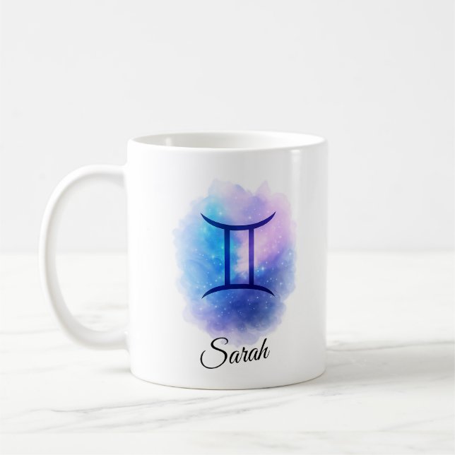 Café Caneca Personalizada de Gêmeos para Aniversário, E (Esquerda)